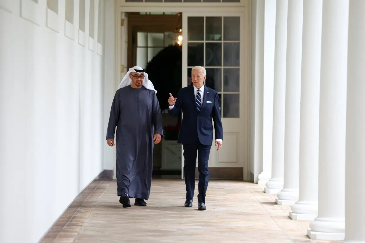 U.S. President Biden meets U.A.E President President Sheikh Mohamed bin Zayed Al Nahyan, in Washington