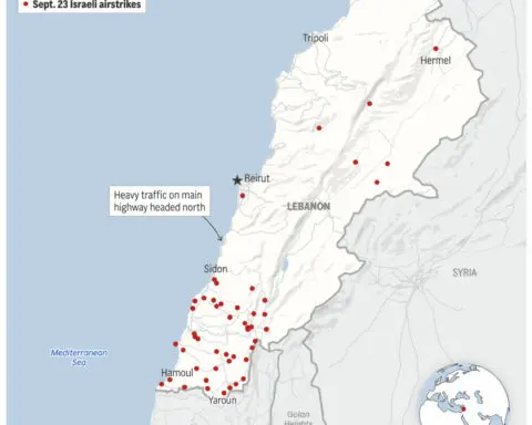 Israel-Hamas war latest: Israel launches intense airstrikes in Lebanon, killing over 492 people