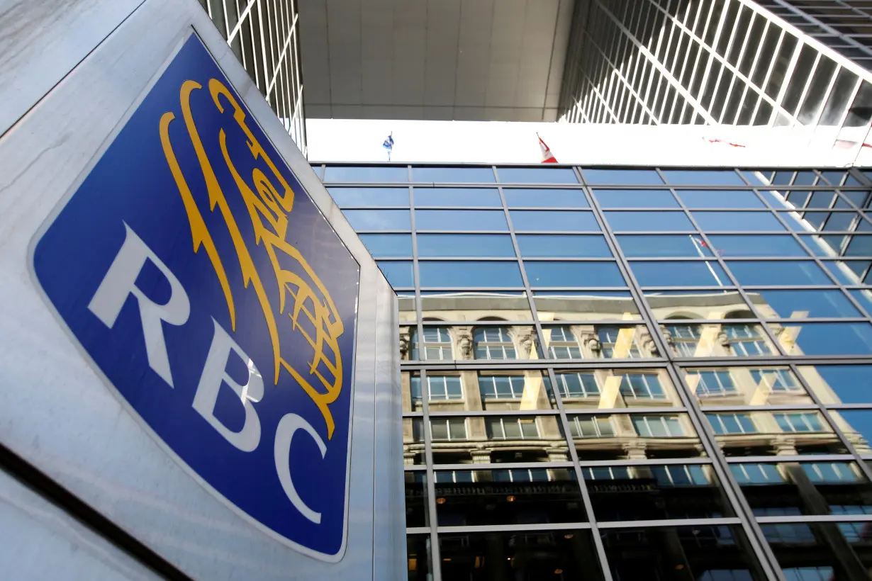 FILE PHOTO: A Royal Bank of Canada sign is seen outside of a branch in Ottawa