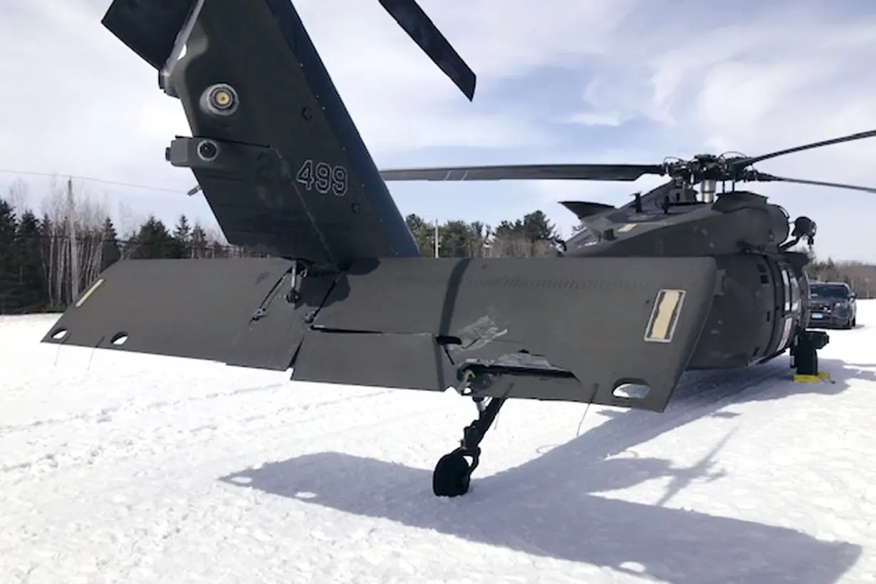 Black Hawk Snowmobile Crash