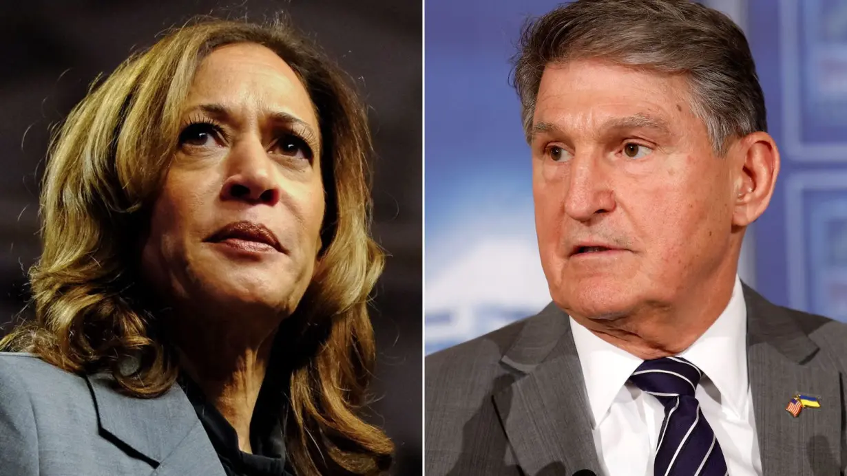 Manchin won't endorse Harris over vow to gut filibuster to codify abortion rights: 'Shame on her'