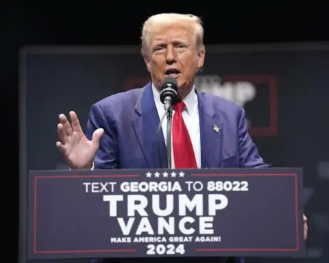 Trump mixes up the name of Charlottesville, Virginia, during his speech in Georgia