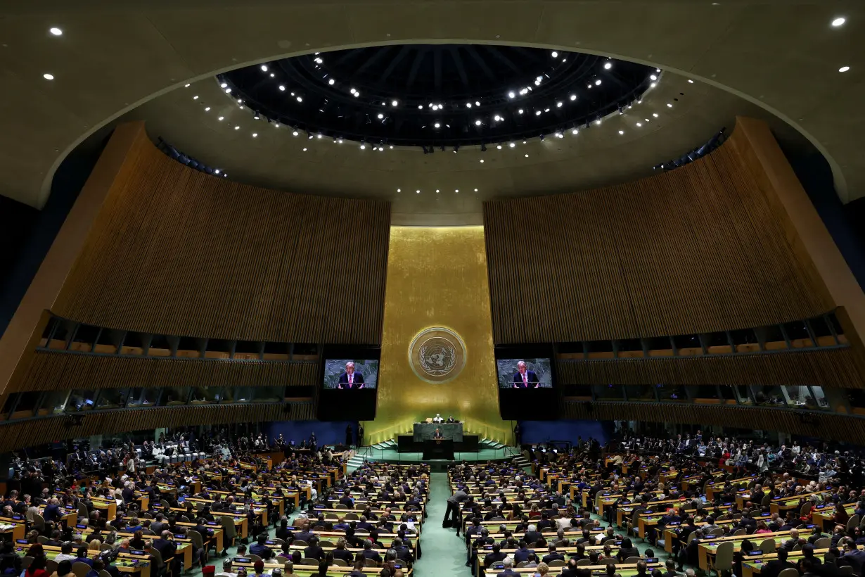 World leaders take part in the 79th annual U.N. General Assembly high-level debate