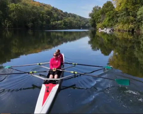 Breast cancer survivors train for historic rowing competition in Boston