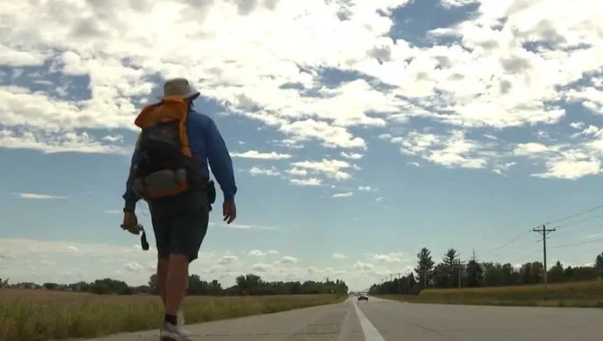 Man walking across Iowa to raise money for autism foundation