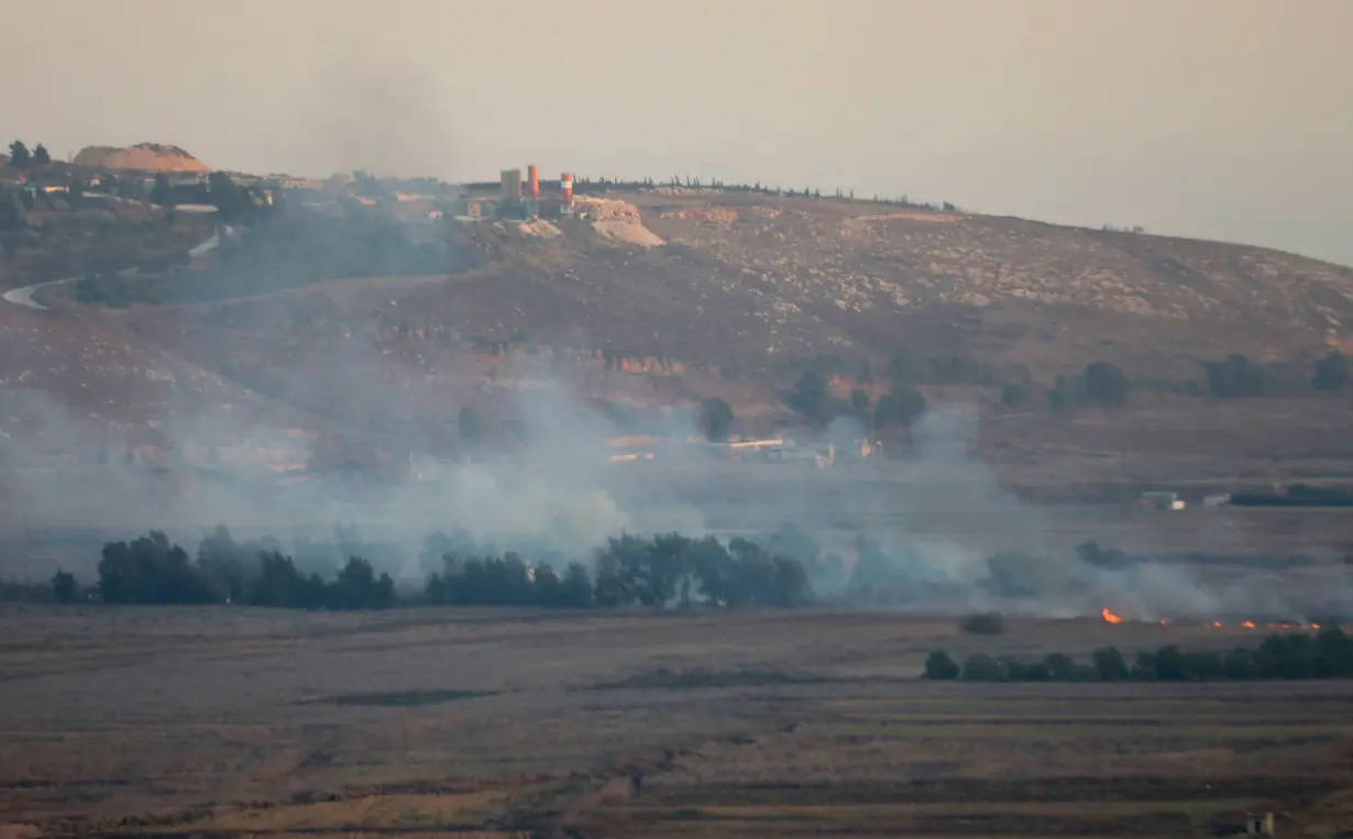 Smoke billows over southern Lebanon