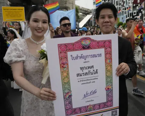Thailand legalizes same-sex marriage, allows couples to wed starting in January