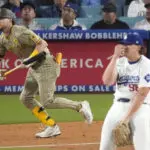 Padres turn triple play to clinch playoff spot with 4-2 win over Dodgers