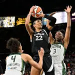 WNBA Playoffs: New York Liberty star Sabrina Ionescu and league MVP A’ja Wilson set up semifinal clash