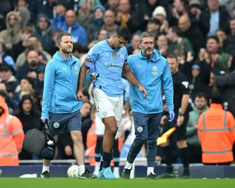 Manchester City star Rodri out for ‘a long, long time’ with knee ligament injury