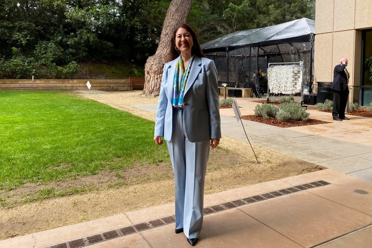 FILE PHOTO: Fed Governor Kugler poses for picture during economic summit in Palo Alto, California