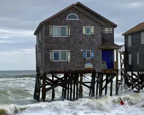 10 homes have collapsed into the Carolina surf. Their destruction was decades in the making