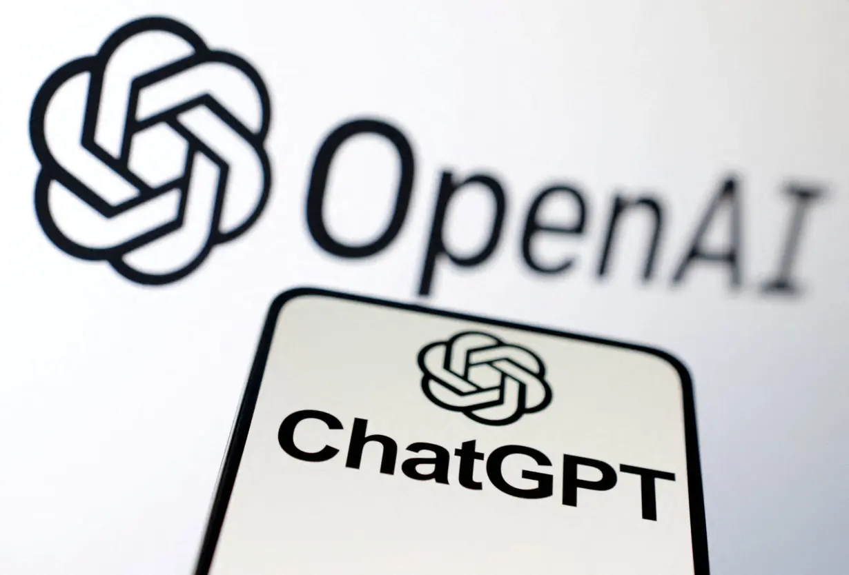 FILE PHOTO: Illustration shows OpenAI and ChatGPT logos