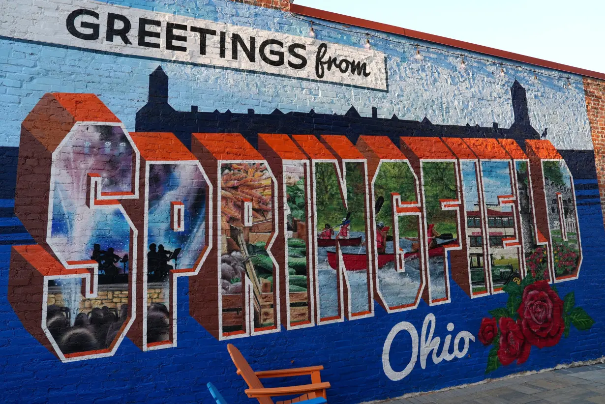 FILE PHOTO: A mural adorns a wall in the city of Springfield, Ohio