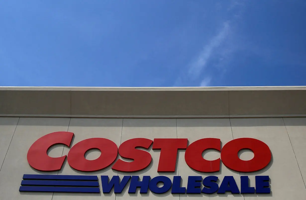 FILE PHOTO: A sign is seen outside a Costco Wholesale store in Glenview