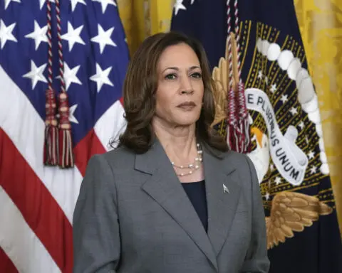 Harris says the right to be safe is a civil right as Biden signs order on gun technology