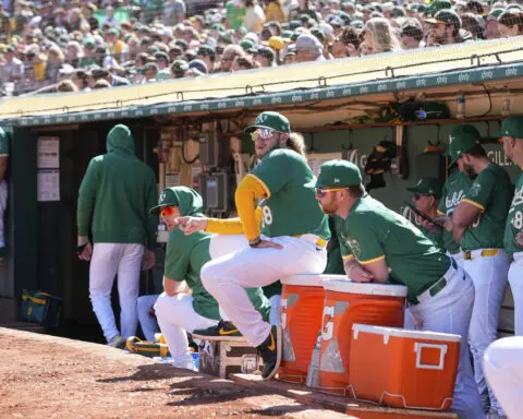 Athletics bid emotional farewell to Oakland Coliseum that they called home since 1968