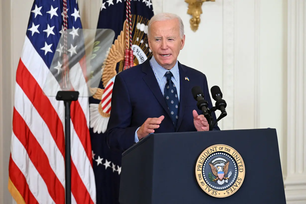 Biden and Harris tout administration's efforts to curb gun violence