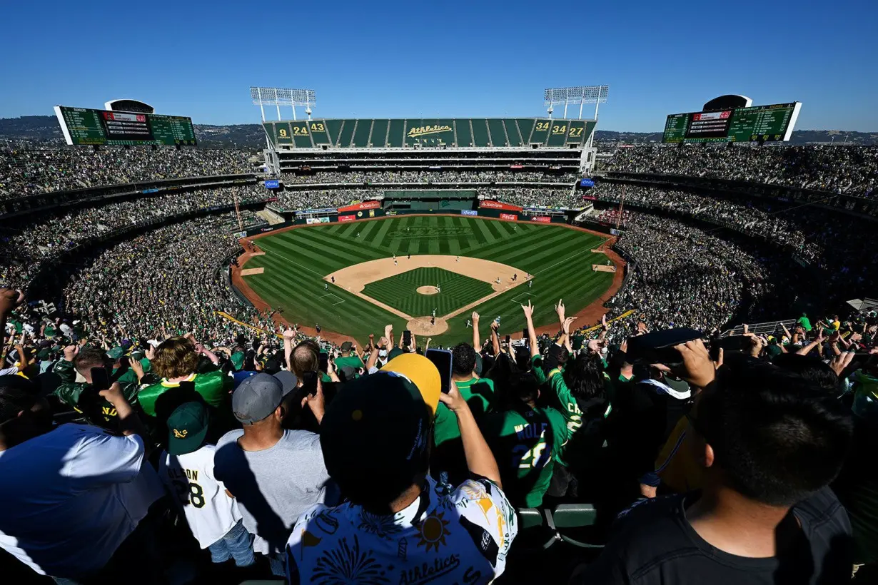 'Today there is crying in baseball': Athletics bid farewell to Oakland with one final victory