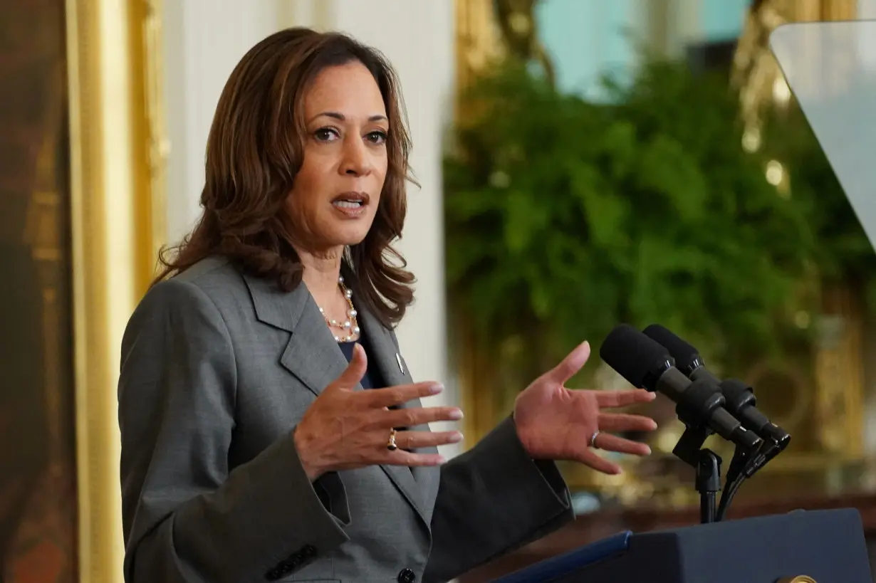 Vice President Kamala Harris delivers remarks on gun violence in America at an event at the White House in Washington, DC, on September 26.