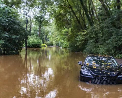 Officials warn that EVs could catch fire if inundated with saltwater from Hurricane Helene