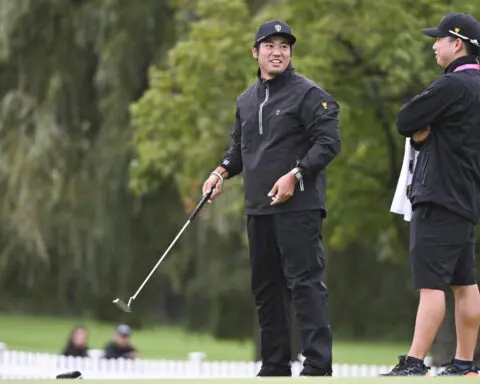 Shigeki Maruyama bringing out smiles and great play from Hideki Matsuyama at the Presidents Cup