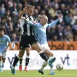 Haaland finally kept scoreless in Premier League as Man City held to a 1-1 draw at Newcastle