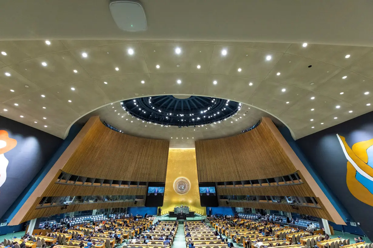 World leaders take part in the 79th annual U.N. General Assembly high-level debate