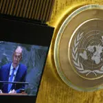 Russia invokes its nuclear capacity in a UN speech that's full of bile toward the West