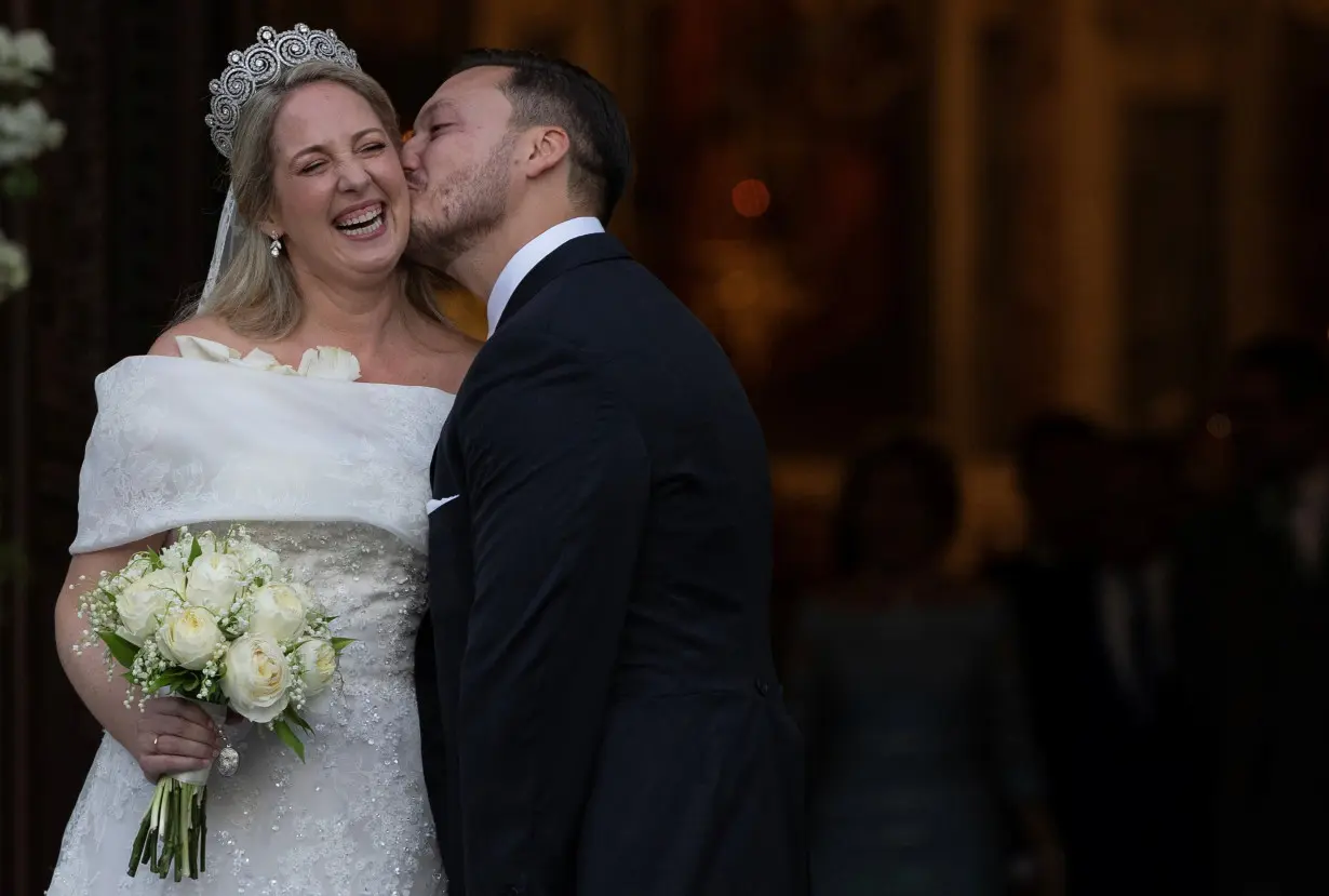 Princess Theodora of Greece marries American lawyer Matthew Kumar in Athens