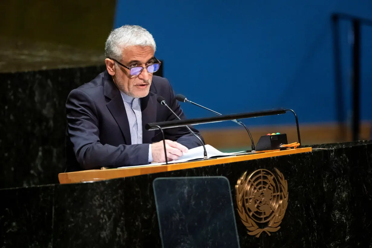 United Nations General Assembly holds a ceremonial tribute to Iran's President Ebrahim Raisi at the U.N. headquarters in New York