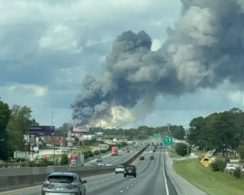 Video shows smoke billowing out of Georgia chemical plant