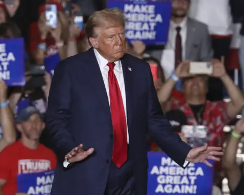 Trump escalates attacks on Harris' mental fitness and suggests she should be prosecuted