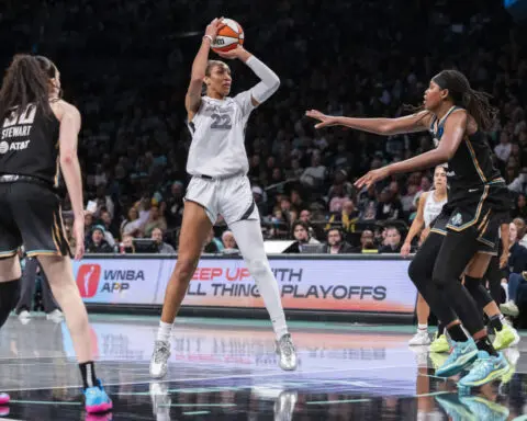 Stewart and Ionescu lead New York Liberty to 87-77 Game 1 win over the Las Vegas Aces in semifinals