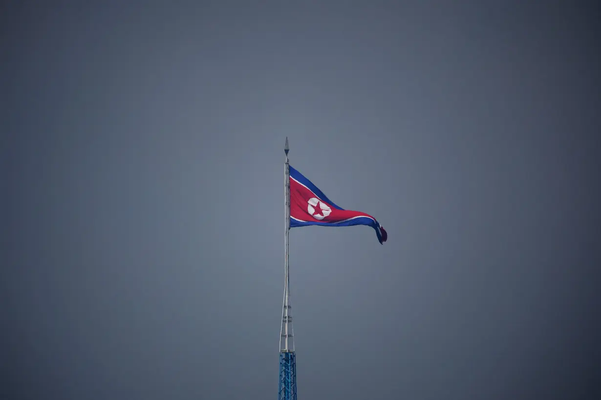 The truce village of Panmunjom inside the demilitarized zone (DMZ) separating the two Koreas