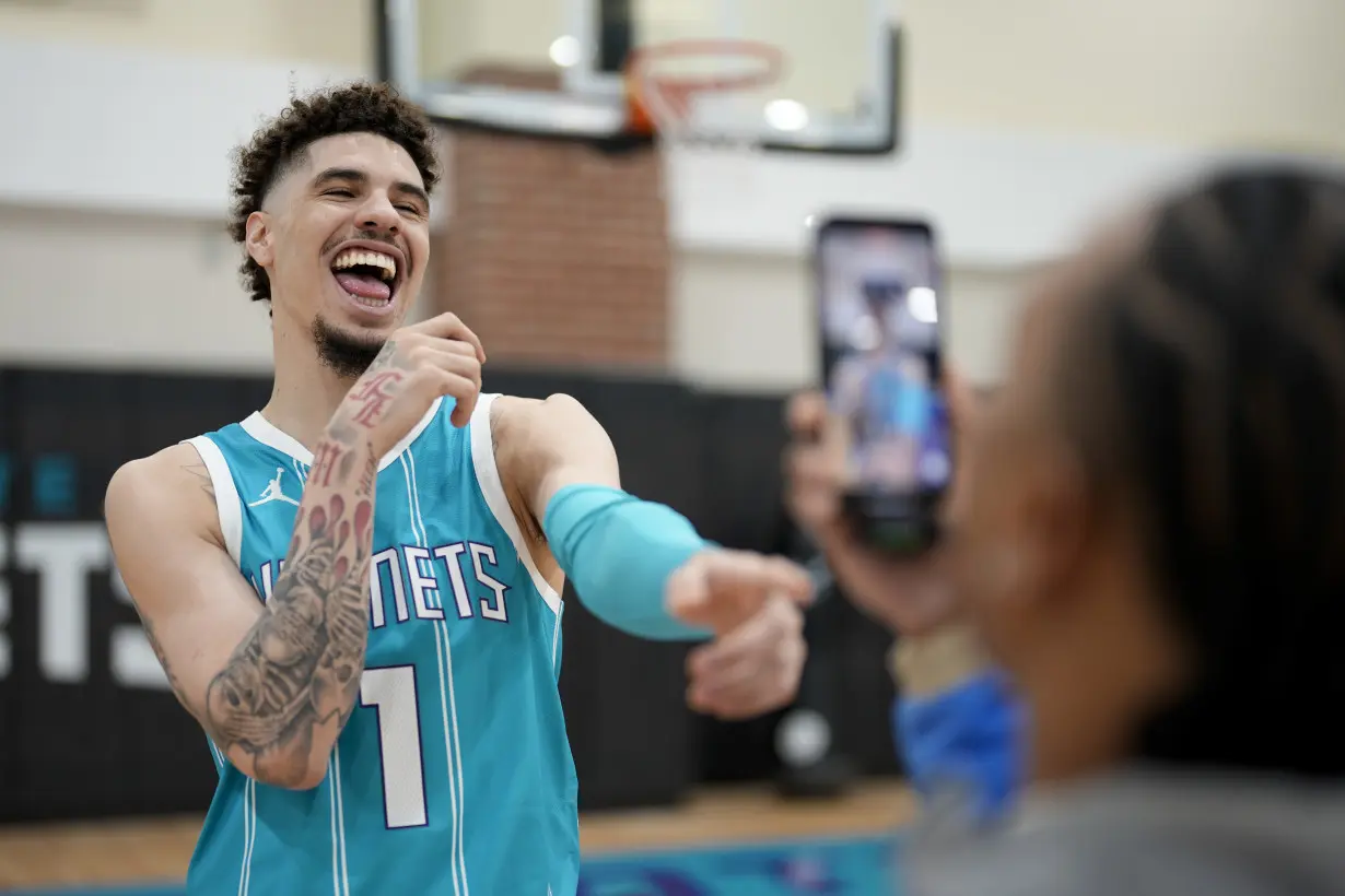 Hornets Media Day Basketball