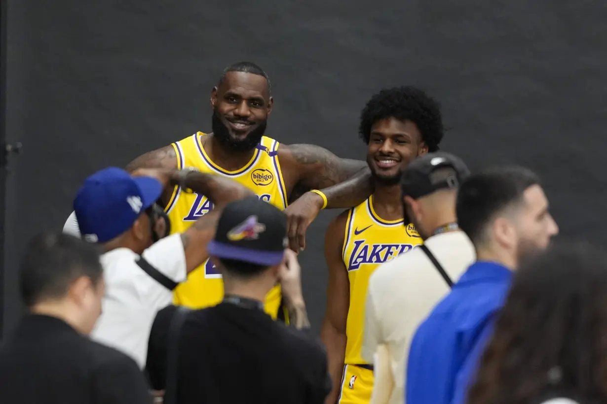 APTOPIX Lakers Media Day Basketball