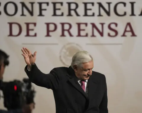 Live music, breakfast and a raffle: Mexico's president makes the most of his final day in office