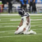 Jared Goff makes 1st NFL TD reception and throws for 2 TDs in Lions' 42-29 win over Seahawks