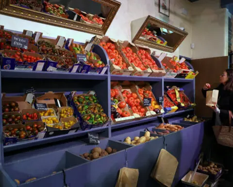 UK shop prices fall by the most since August 2021, survey shows