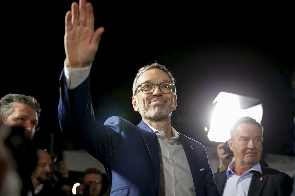 Austria's Freedom Party secures first far-right national election win since World War II
