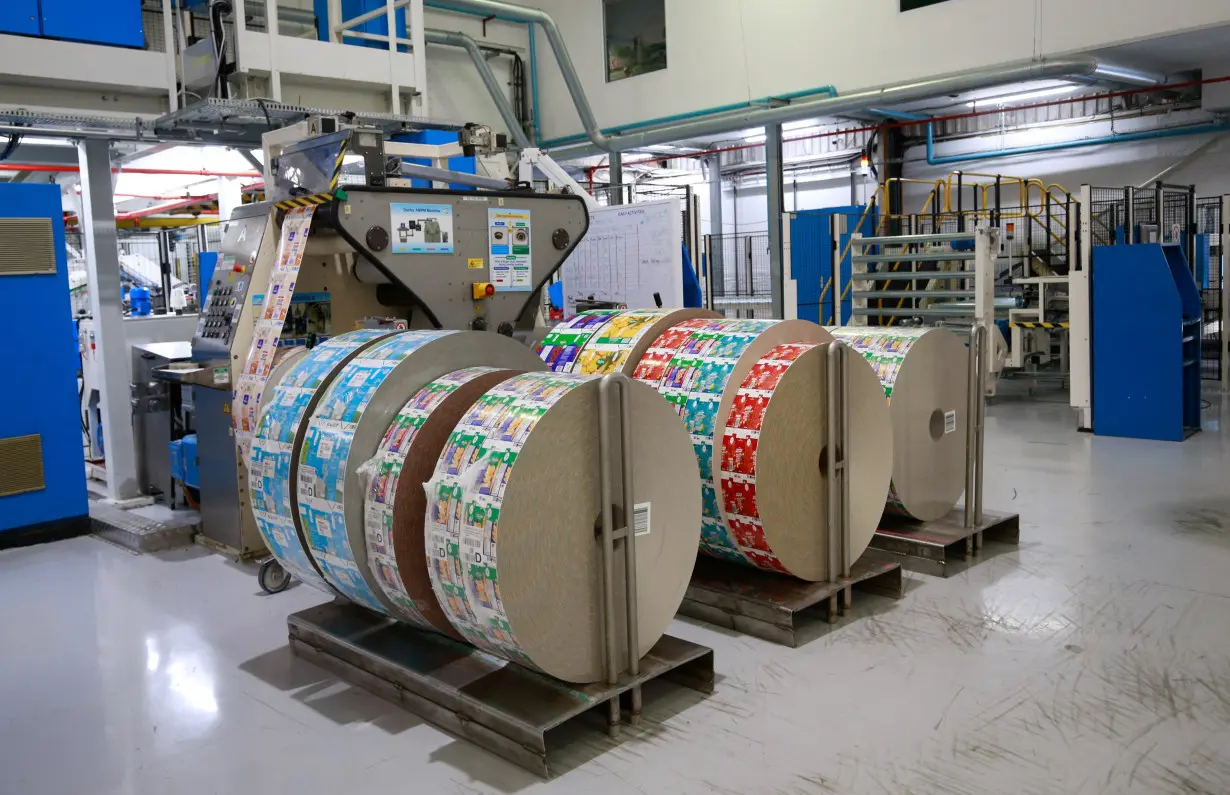 A general view of the Tetra Pak factory floor in Durban