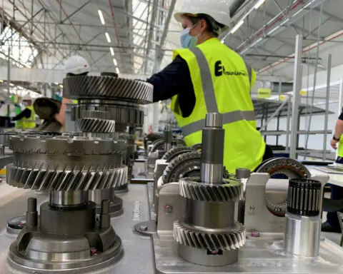 French factory slump eases slightly in September, PMI shows