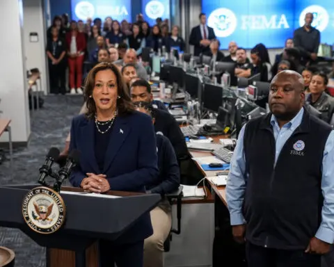 Harris to visit storm-hit Georgia and North Carolina, White House says