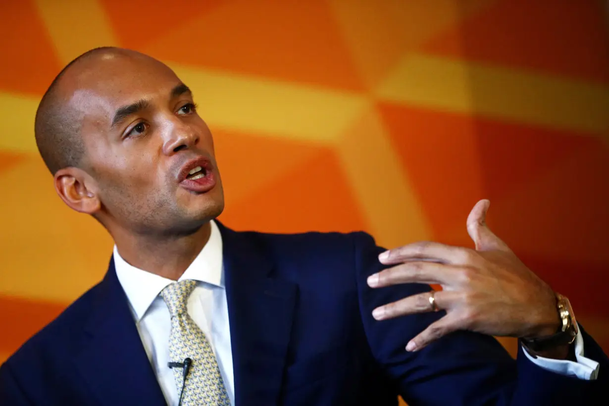 FILE PHOTO: Chuka Umunna is pictured in 2019 in London