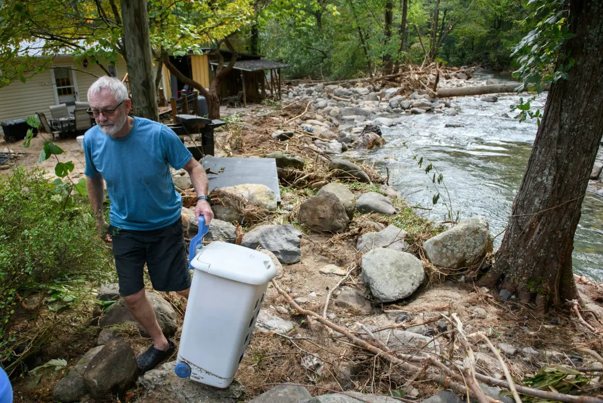 Health risks are growing in mountain areas flooded by Hurricane Helene and cut off from clean water, power and clinics