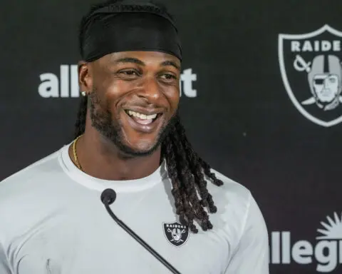 Adams says no word from Pierce since Raiders coach appeared to like trade talk on social media