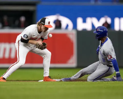 Bobby Witt Jr. and Cole Ragans lead the Royals over the Orioles 1-0 to open an AL Wild Card Series