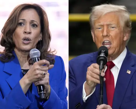 Harris and Trump are tested by the Mideast, Helene and the port strike in the campaign's final weeks