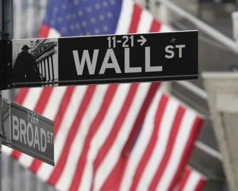 Stock market today: Wall Street edges higher as financial markets steady themselves